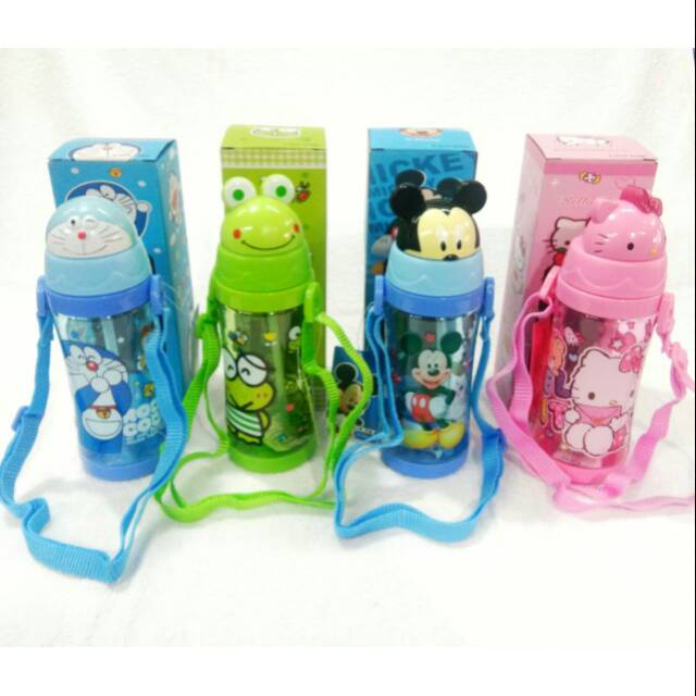Botol Minum Anak Kepala Karakter / Botol Minuman Anak