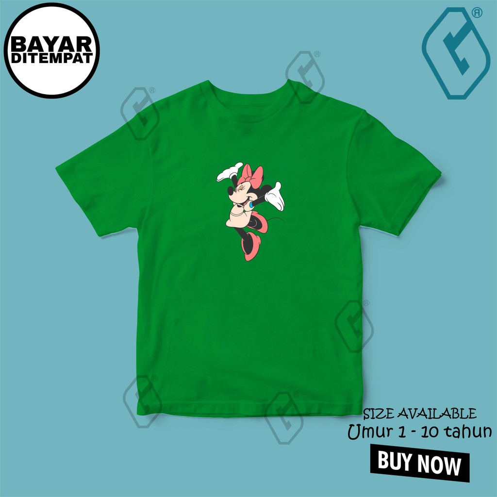 baju anak minnie mouse / kaos anak minnie mouse / baju anak branded
