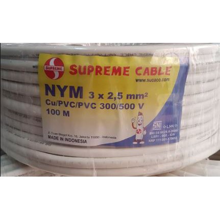 KABEL SUPREME NYM 3X2.5 @ 50 Meter (Kabel Listrik)