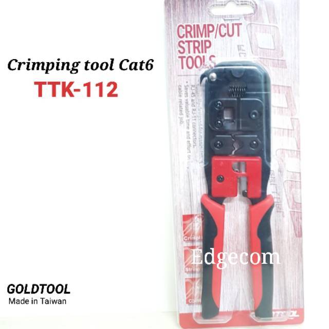 Crimping Tool Double TTK-112 Cat6 GOLDTOOL