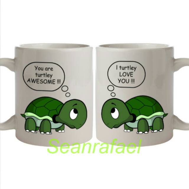Custom Couple Mug - Souvenir Mug - Bisa memakai foto sendiri