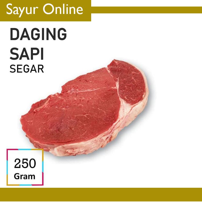 

[Sayuronline] DAGING SAPI SEGAR [250g]