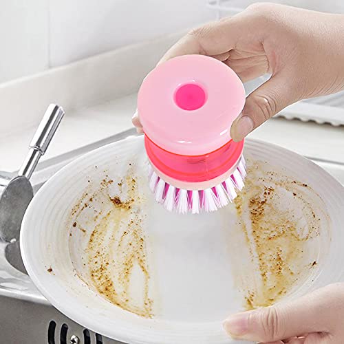 Sikat Cuci Panci Piring Dapur Dispenser Sabun