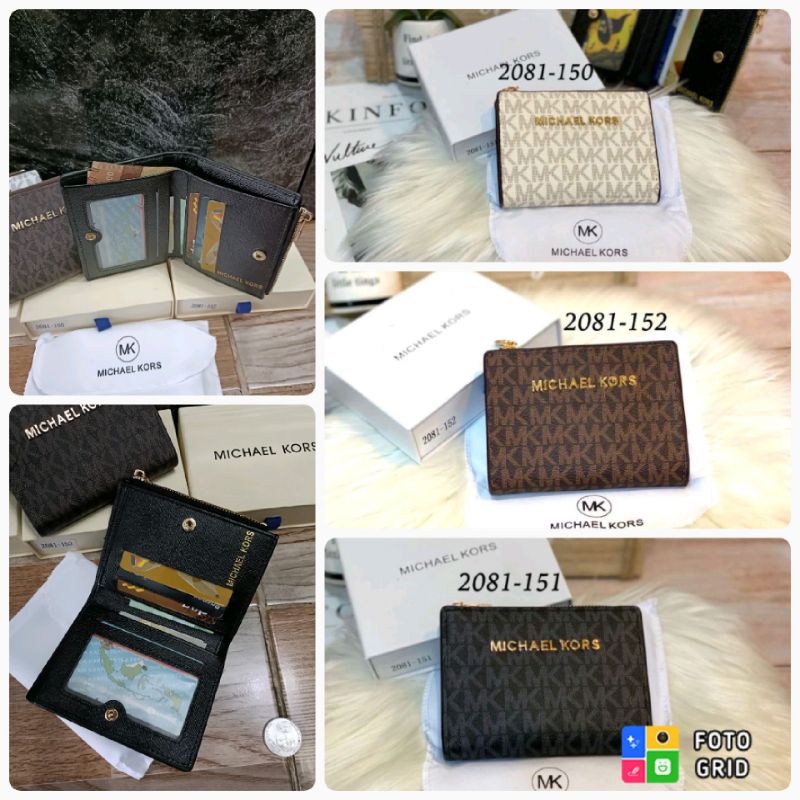 dompet lipat  MK 2081 free box,dompet pendek lipat