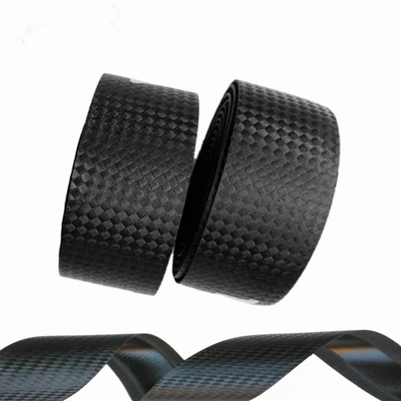 Sepasang Bar Tape Sepeda Roadbike/fixie motif carbon