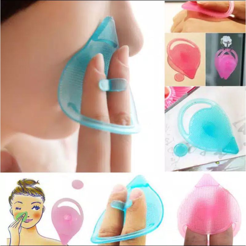 Sikat Pembersih Wajah Jelly / Silicone Pembersih Komedo