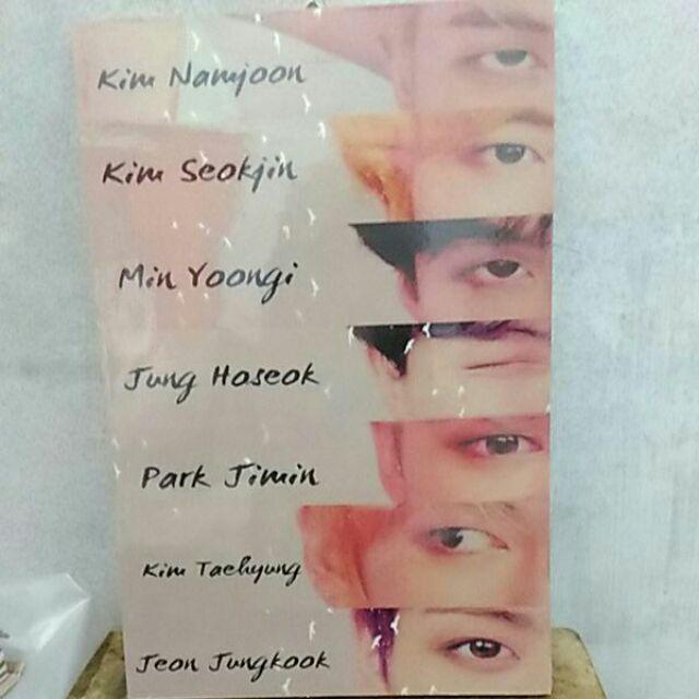 Hiasan Dinding Dekorasi Poster Kayu Thema Kpop Bts