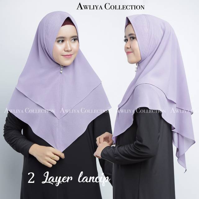 Jilbab Awliya Collection model lancip