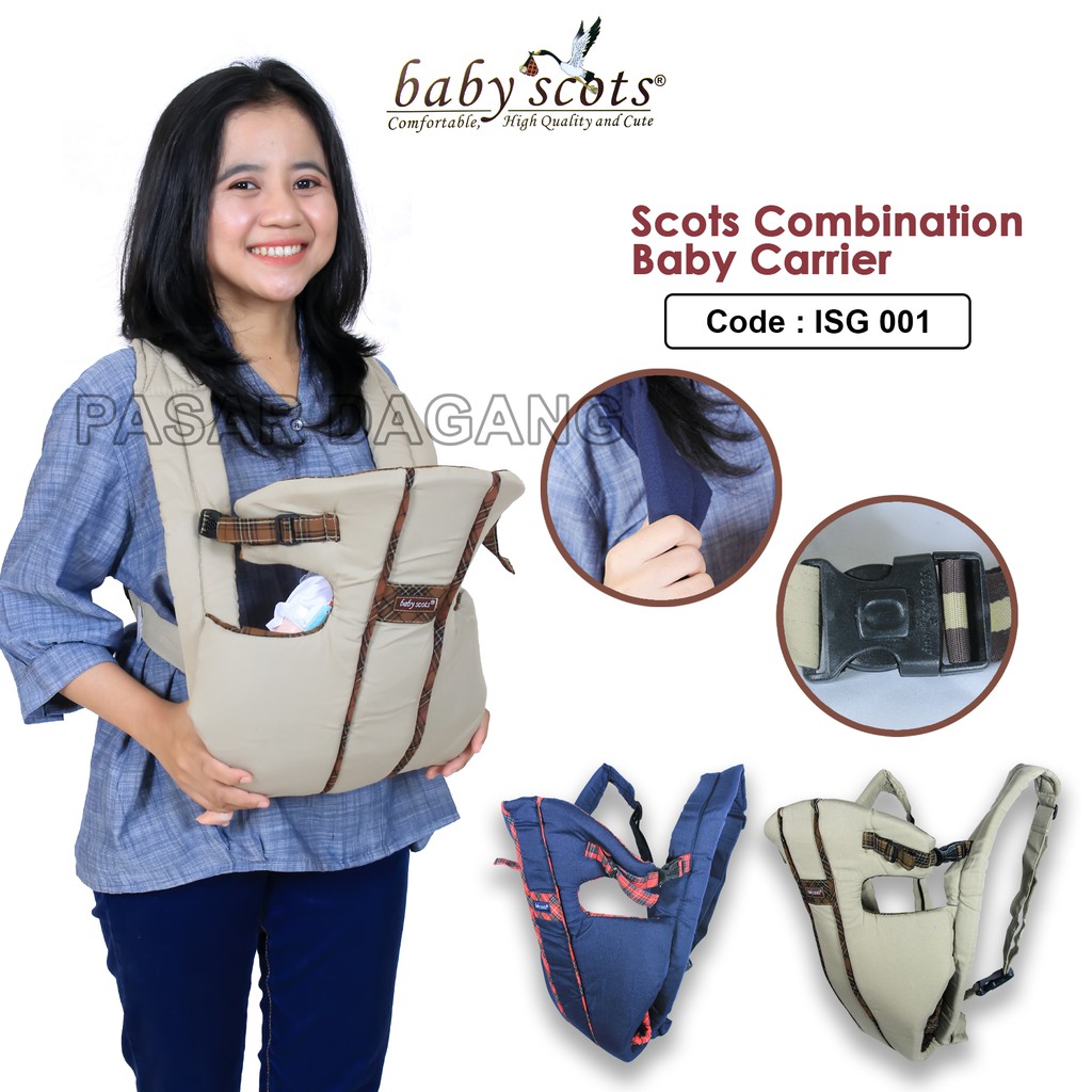 Gendongan Bayi BABY SCOTS BAYI GEMUK / LARGE / Baby Carier / BY-53-GB