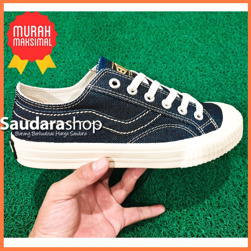Sepatu Ventela P76 Public Denim Blue LC / Sepatu Ventela Denim Low