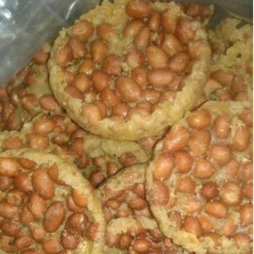 peyek kacang bulat full kacang 500gr renyah gurih