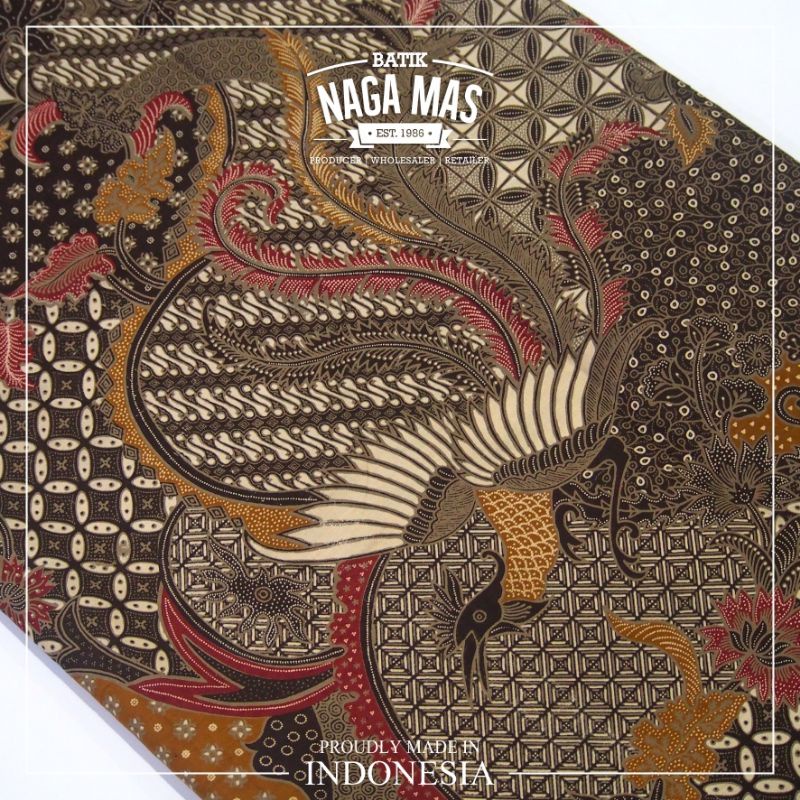 KAIN BATIK PANJANG BATIK NAGA MAS - BURUNG SOGAN SEKARJAGAD