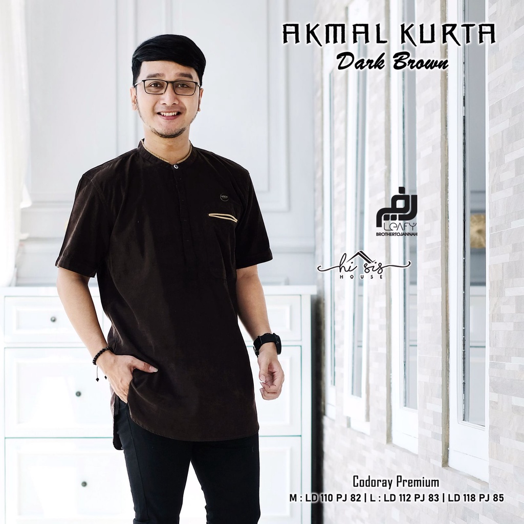 BAJU KOKO/KURTA EXCLUSIVE QUALITY ~ BAHAN CODORAY PREMIUM ~ AKMAL KURTA ORIGINAL LEAFY