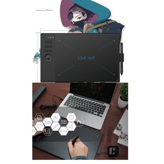 USB Tablet Desain Sketsa Grafis untuk PC Laptop Alat Bantu Gambar 