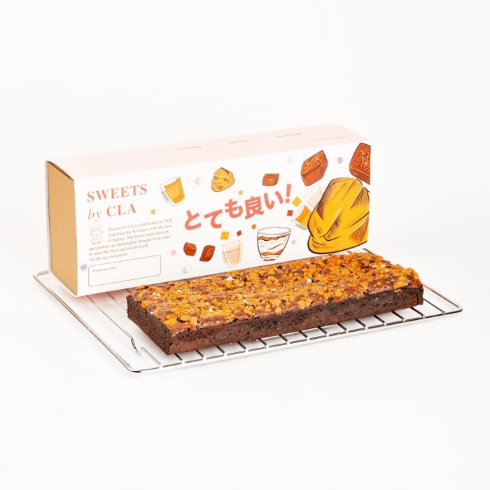 

BISA COD Deal SWEETS BY CLA BROWNIES BOX CHEESE MARSHMALLOW SEA SALT COOKIES sw