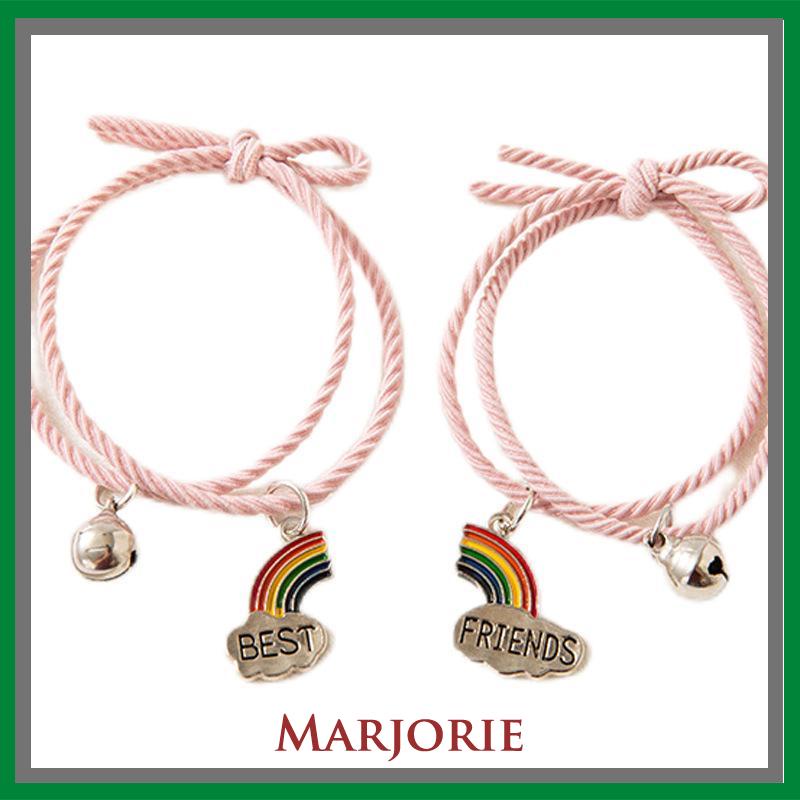 2 Pcs/set Adjustable Magnetic Braided Gelang Pasangan Gaya Etnis Cina-MJD