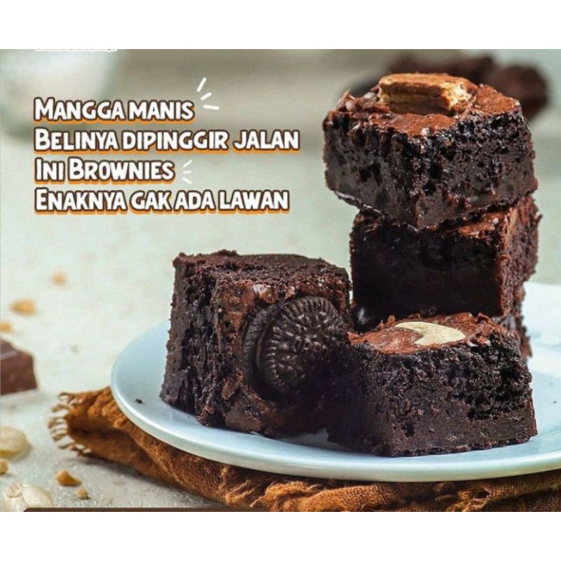 

Brownies Sekat Murah Mewah Merakyat BrowMe Ukuran Box Large 20x20 Cm