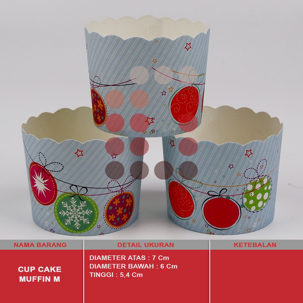 cup cake muffin cc M isi 50 pcs