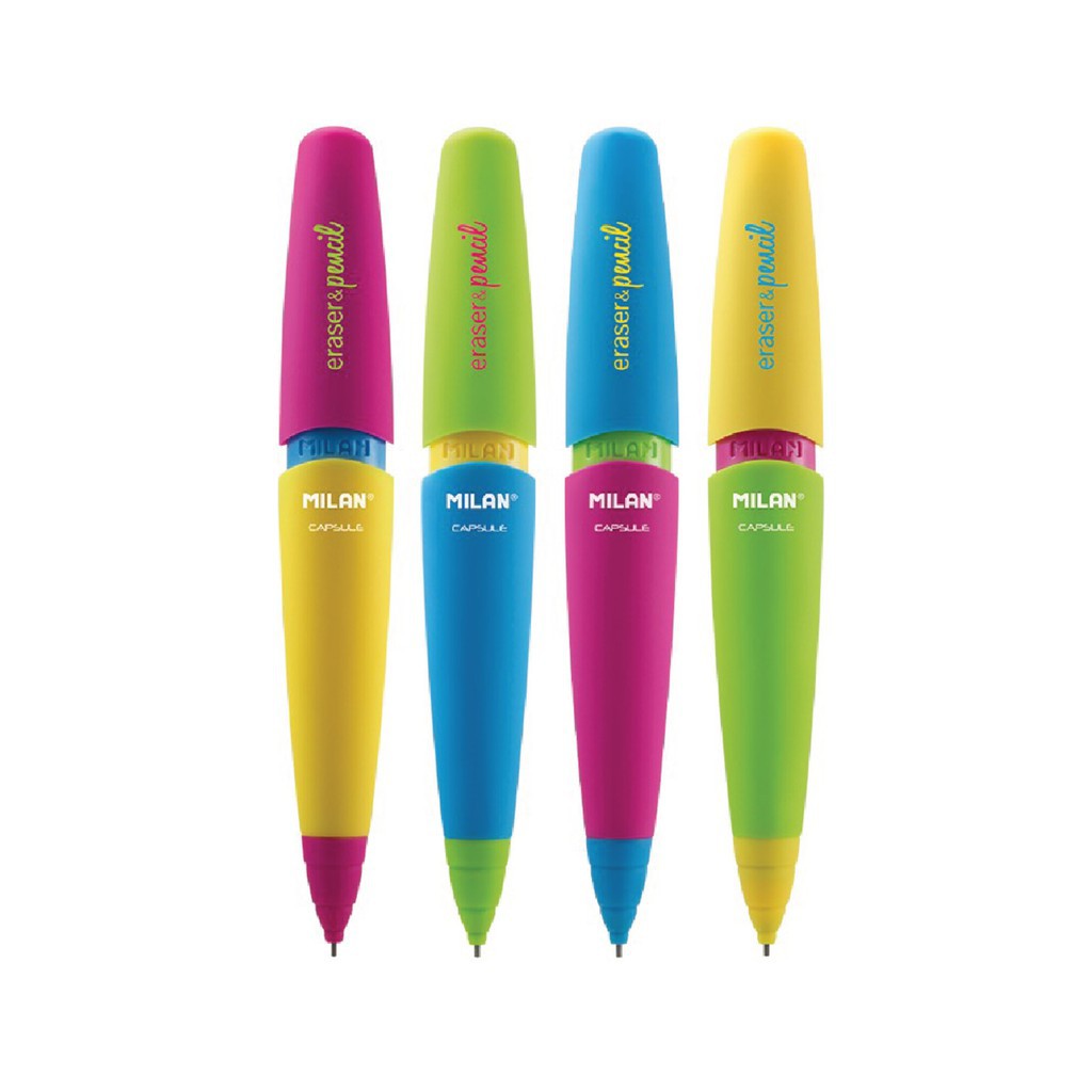 

[BMS Bekasi] Milan Capsule Mix Pensil Mekanik 0.7 mm dan Penghapus / Mechanical Pencil with Eraser - 1850219