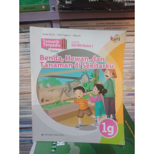 buku tematik terpadu 1G untuk SD kelas 1