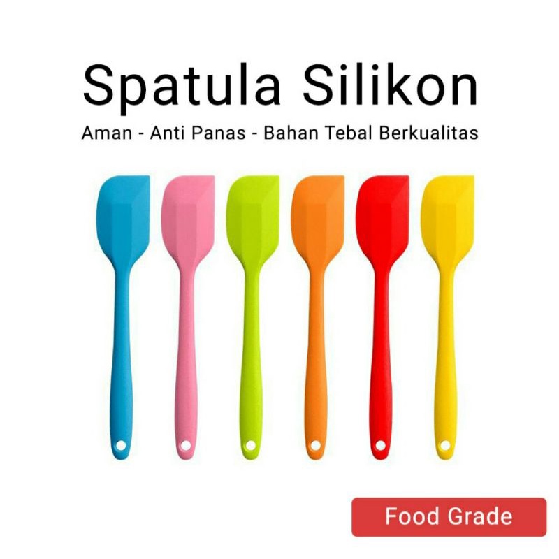 SPATULA SILIKON FOOD GRADE TAHAN PANAS