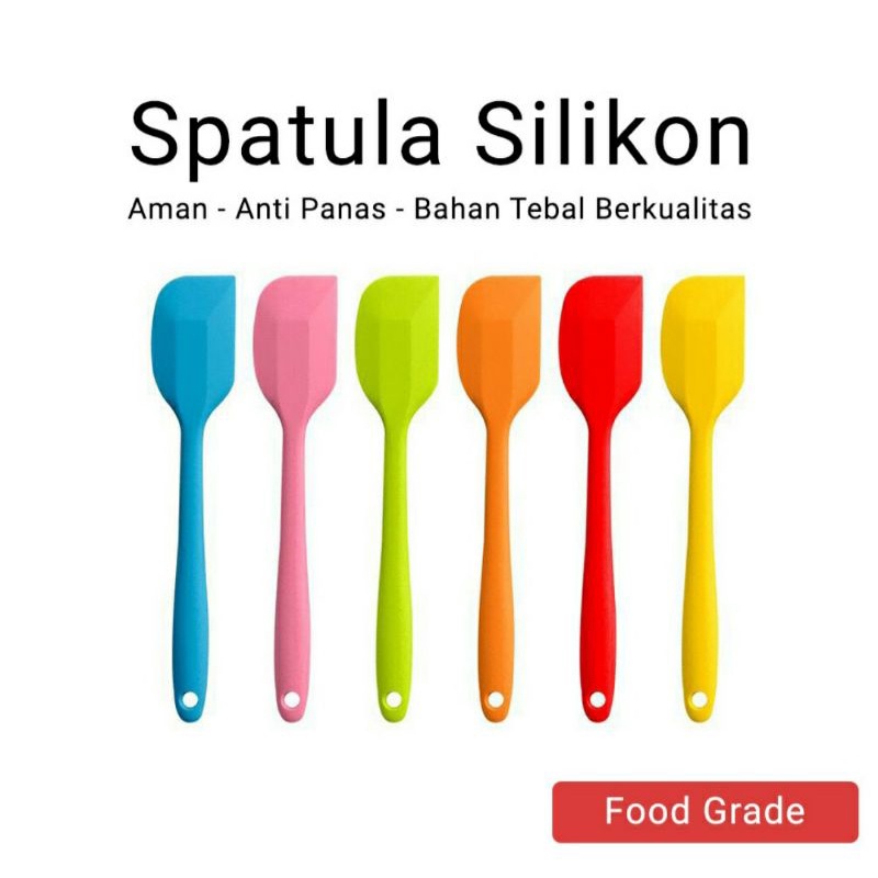 SPATULA SILIKON FOOD GRADE TAHAN PANAS