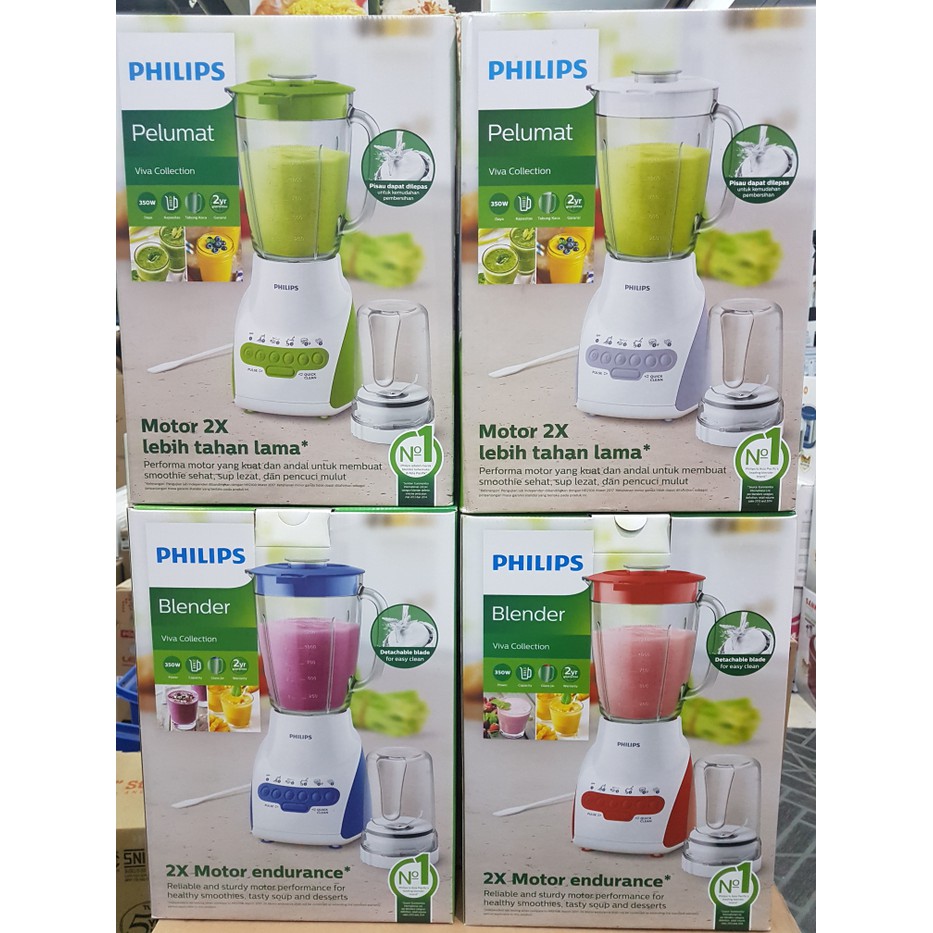 Blender Philips HR2116 - Blender Philips Glass 2 Liter 350 Watt