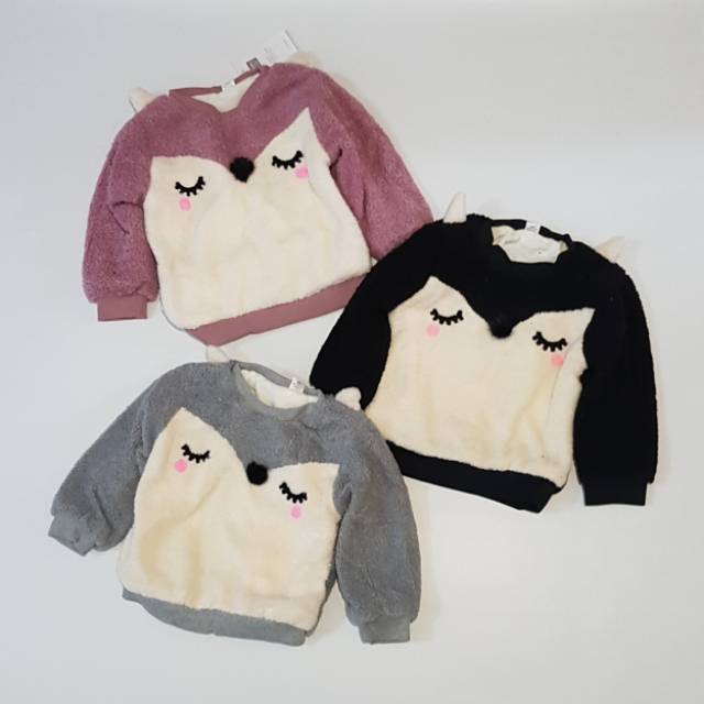 Sweater Anak Perempuan Bayi Cewek Baby Girl 1 2 3 Tahun Baju Hangat Batita