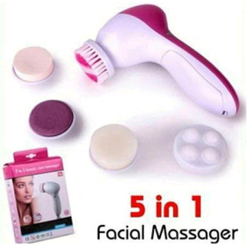 Alat Pembersih Kulit Muka Wajah Beauty Care Massager 5 In 1