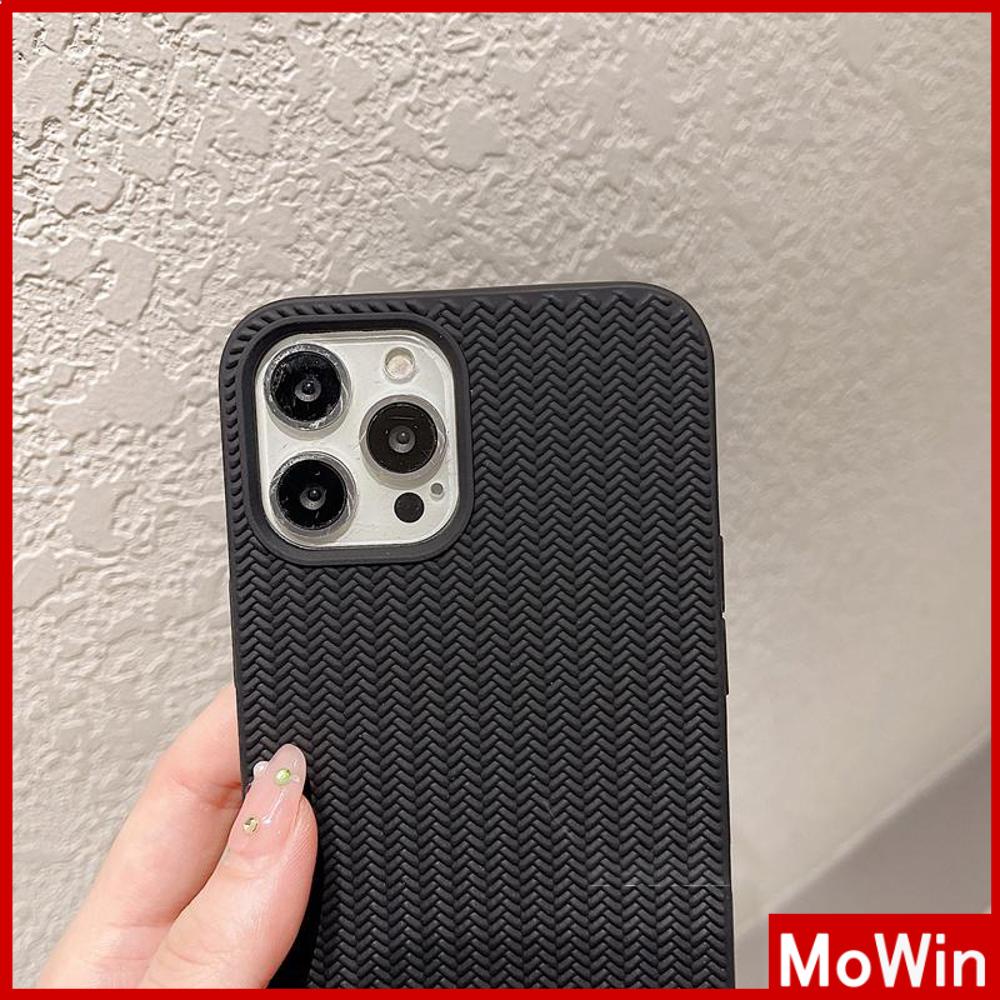 For iPhone 14 Pro Max iPhone Case TPU Soft Case Woven Texture Shockproof Protection Camera Cream White Black Compatible For iPhone 13 Pro max 12 Pro Max 11 xr 7Plus