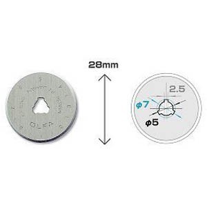 

Limited Refil Rotary 28Mm Cutter Spare Blade Rb28-2 (2 Pcs) Olfa Murah