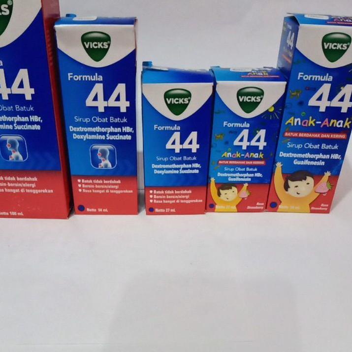 STAR BRANDS Vicks Formula 44 Dewasa 54ML sirup obat batuk vicks 44 vick 44 dewasa 54 ml 27ML 27 ML