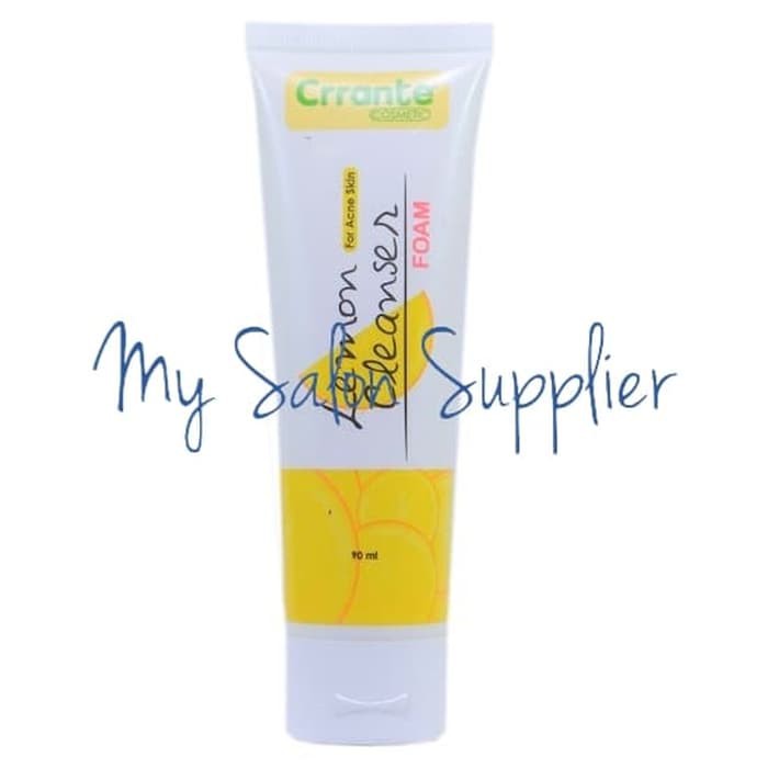 Crrante Cosmetic Lemon Cleanser Foam for Acne Skin 90ml