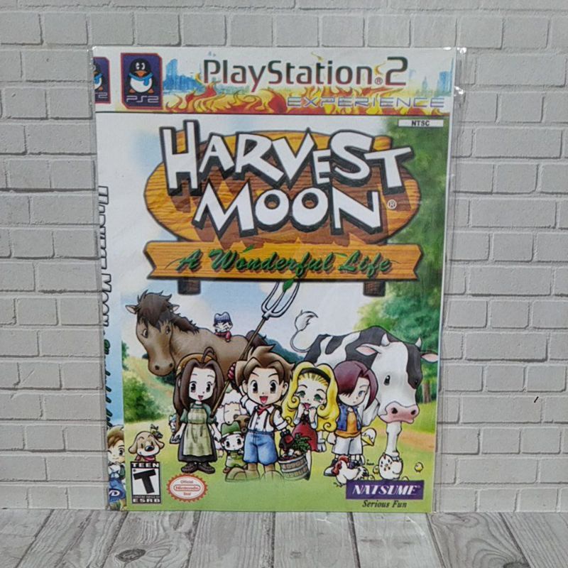CD  KASET KOPAB PS2 HARVEST MOON A WONDERFUL Life