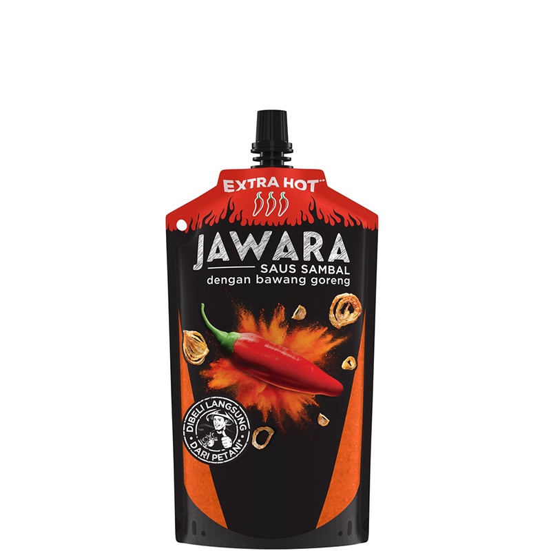 

Jawara Saus Sambal Bawang Goreng Chili Sauce Extra Pouch 250Ml