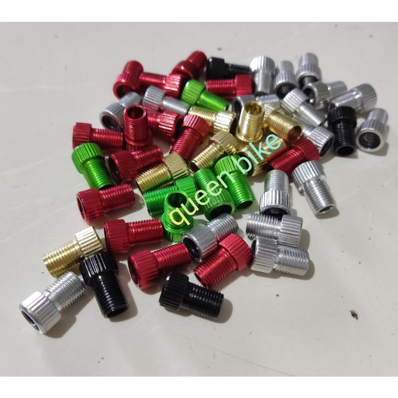 adaptor sambungan cop pompa fixie piksi pentil prancis perancis fv sepeda