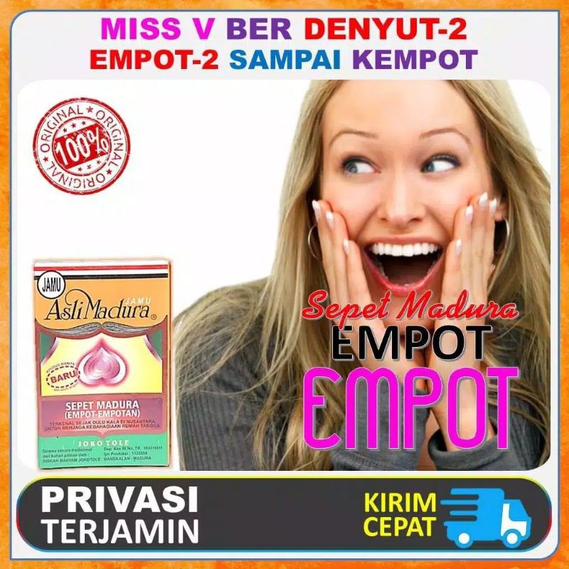 Obat Pil Jamu SEPET MADURA 100Pil Dus Perapat Pengencang Miss V Kewanitaan Original Herbal Terlaris
