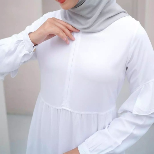 Gamis Dewasa Putih Polos Gamis Wanita Terbaru 2022 Gamis Putih Manasik Haji Gamis Busui Friendly Gamis Dewasa Jumbo Gamis Kondangan Simple Gamis Remaja Kekinian Gamis Polos