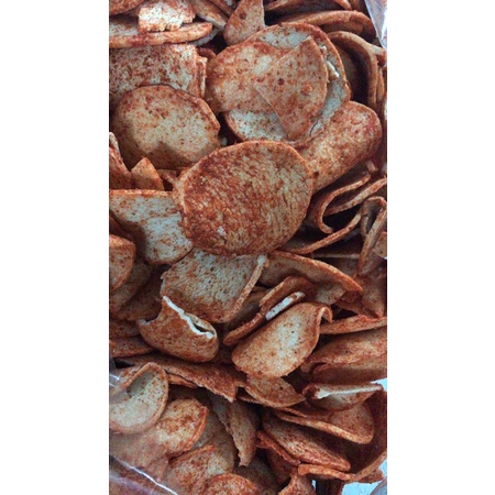 

basreng pipih pedas kemasan 500 gr
