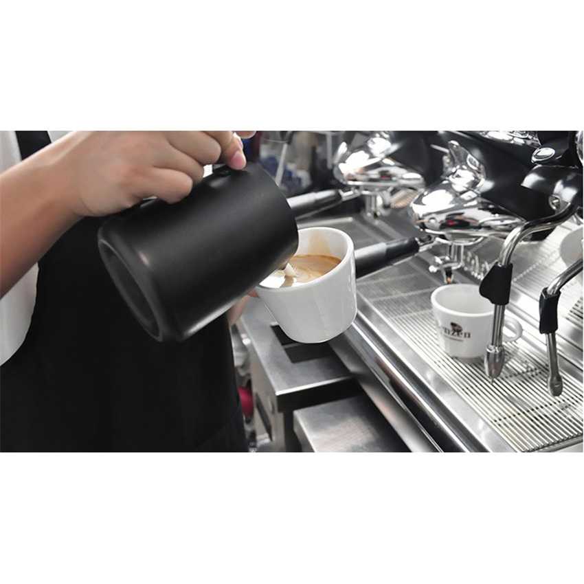 TD-DA One Two Cups Gelas Milk Jug Kopi Espresso Latte Art Stainless - AA0051