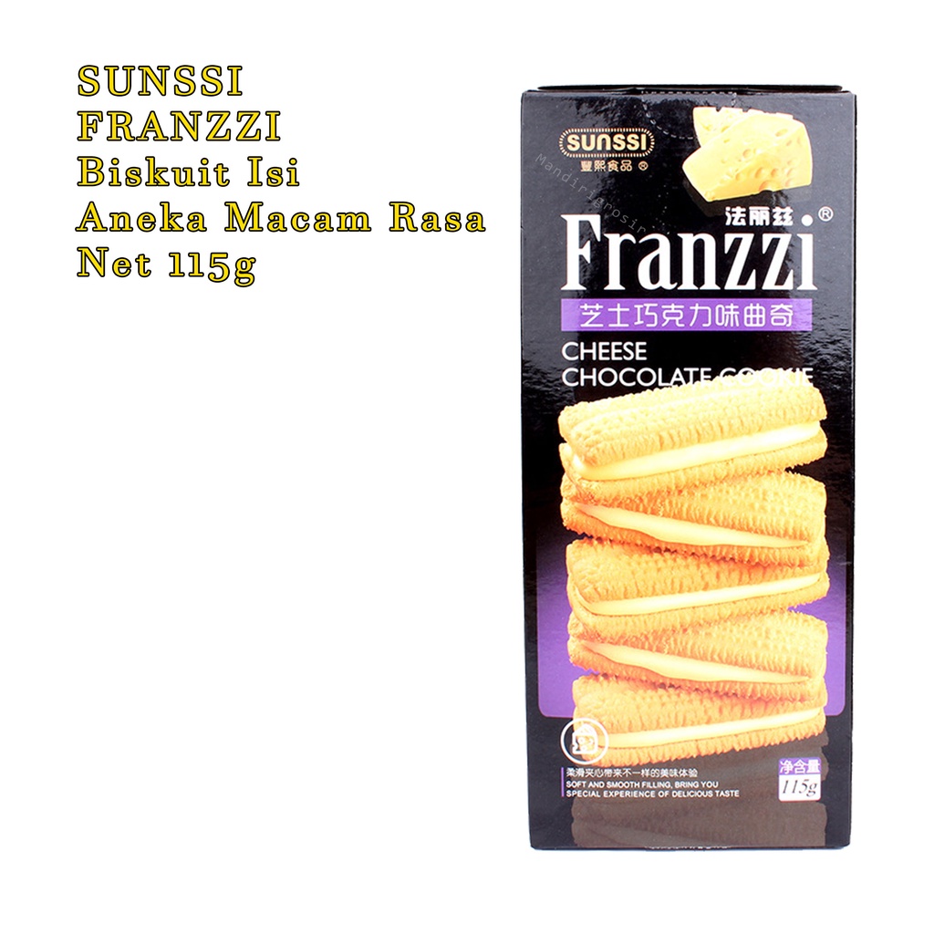 Biskuit Franzzi  * Franzzi * Biskuit Isi  Aneka Macam Rasa * Biskuit * 115G