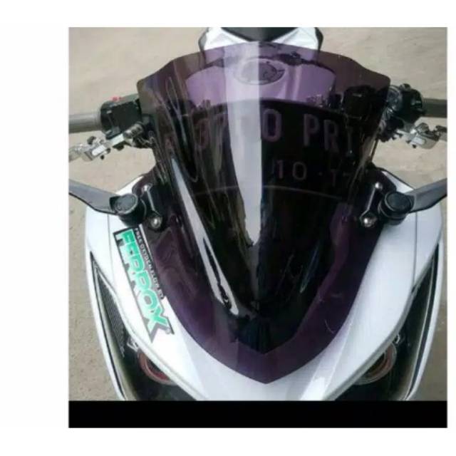 Windshield ninja 250 fi jenong visor ninja 250 fi jenong