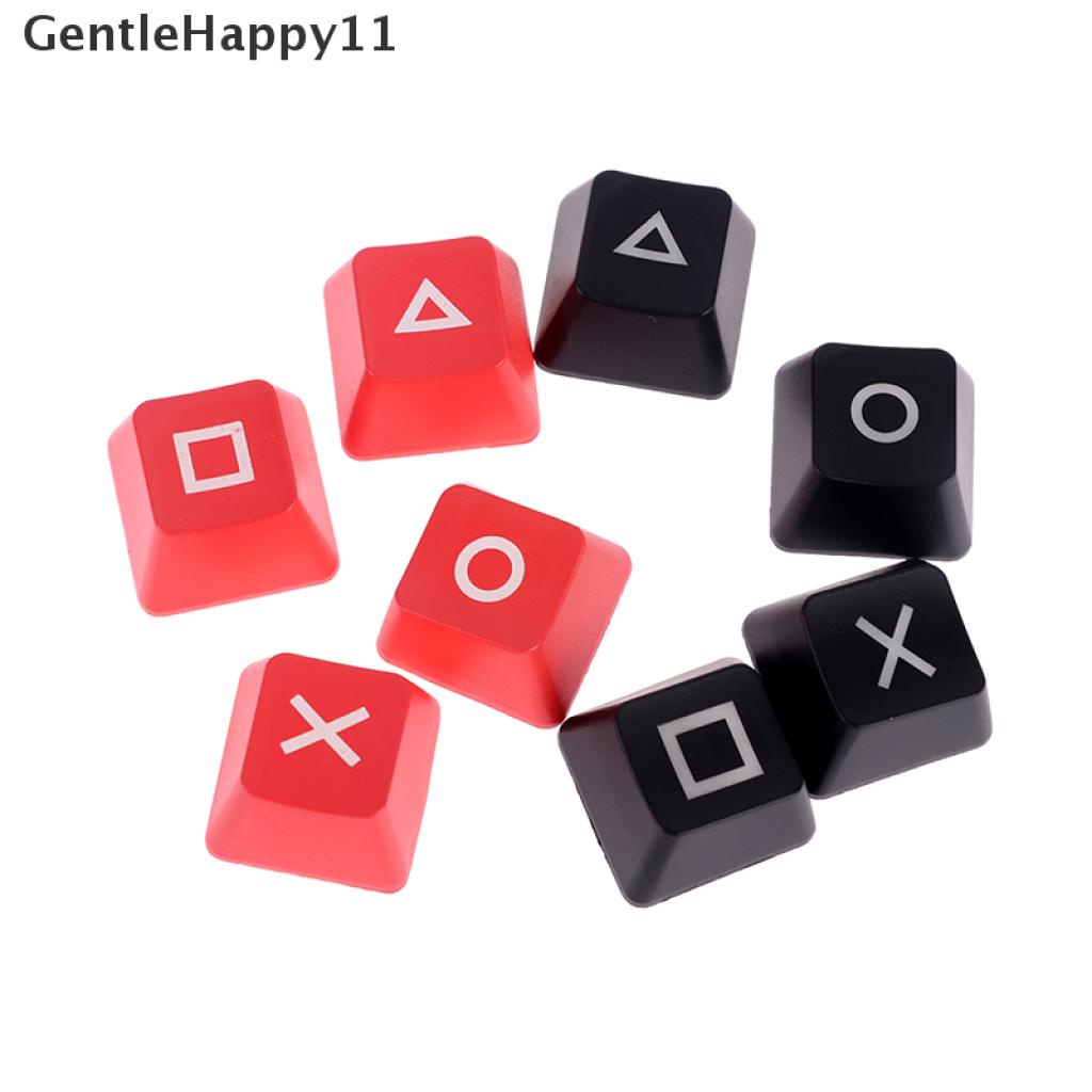 Gentlehappy Keycap Anak Panah Bahan ABS Dengan Lampu Belakang Untuk Keyboard Gaming