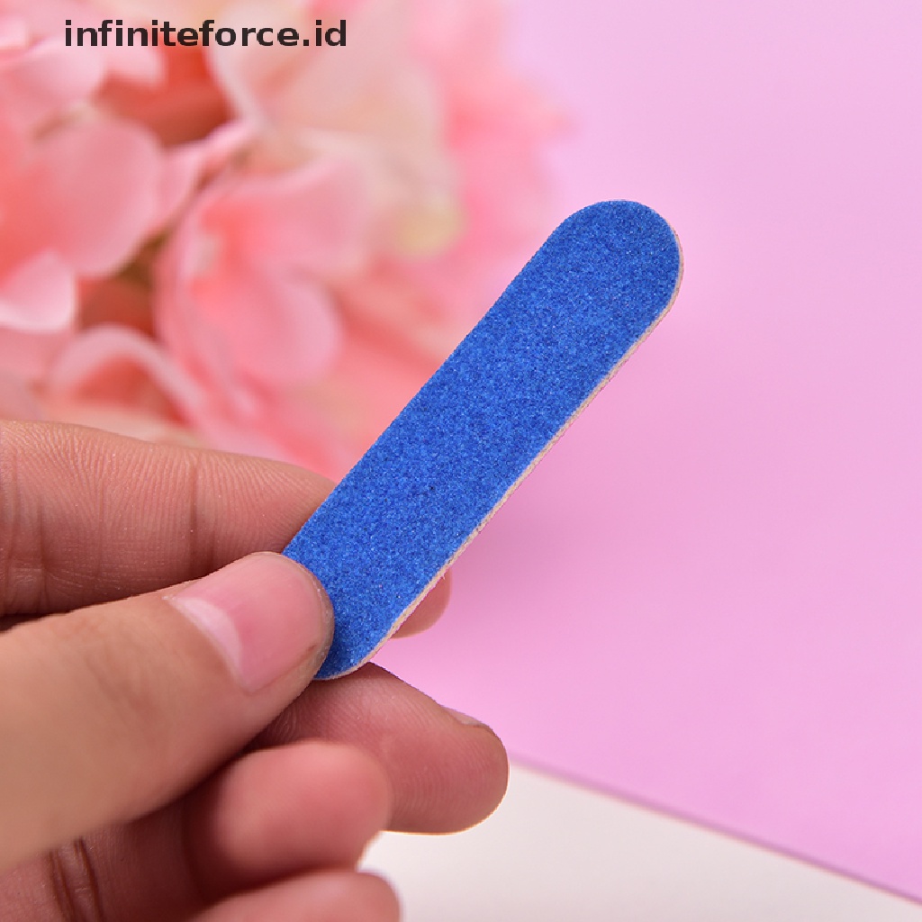 (infiniteforce.id) 100pcs Kikir Kuku Mini Sekali Pakai Untuk Nail Art