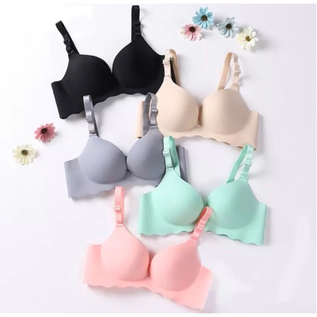 Bra / pakaian dalam seamless / tidak berkawat dan push up bra / 1112