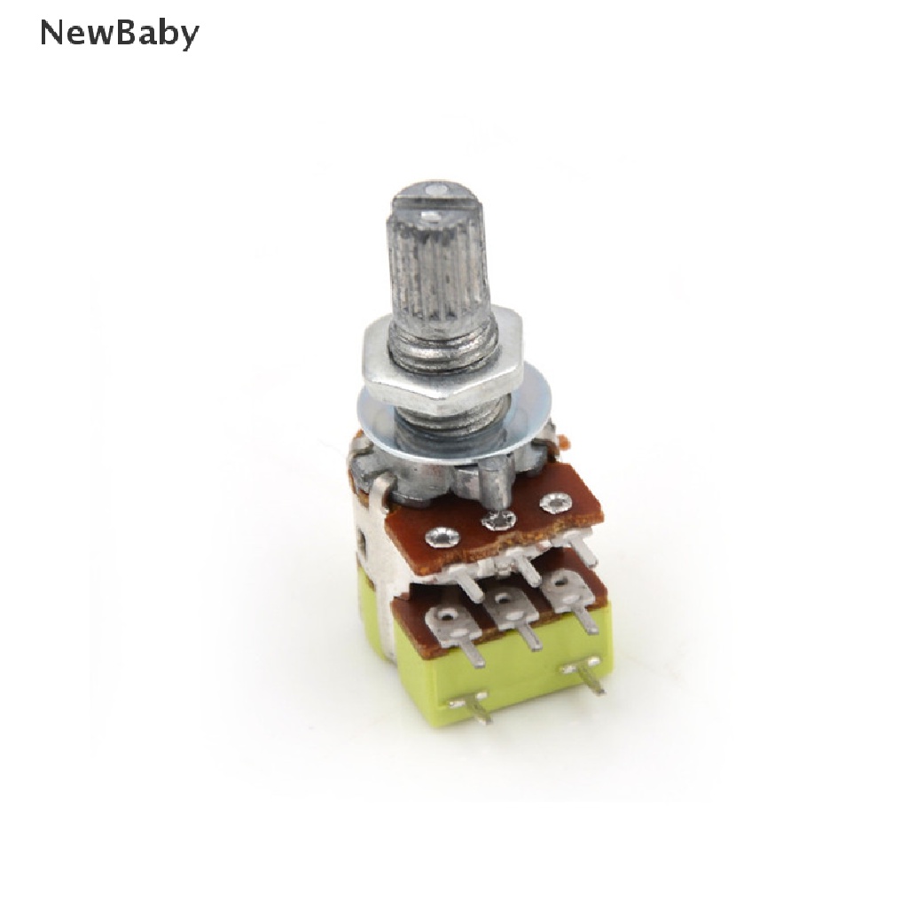 Newbaby B50K Potentiometer Switch Kontrol Volume Dual Linear 50K Ohm