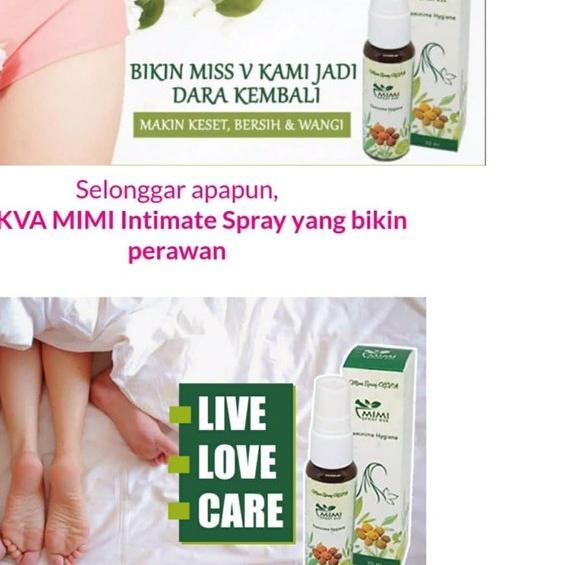 ☋ MIMI Intimate Spray KVA Dr. Boyke / Spray Miss V / Spray Kewanitaan ➵