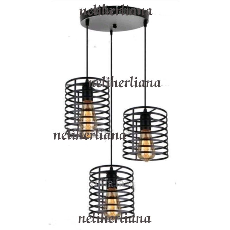 lampu gantung full set model variasi 3.3in1