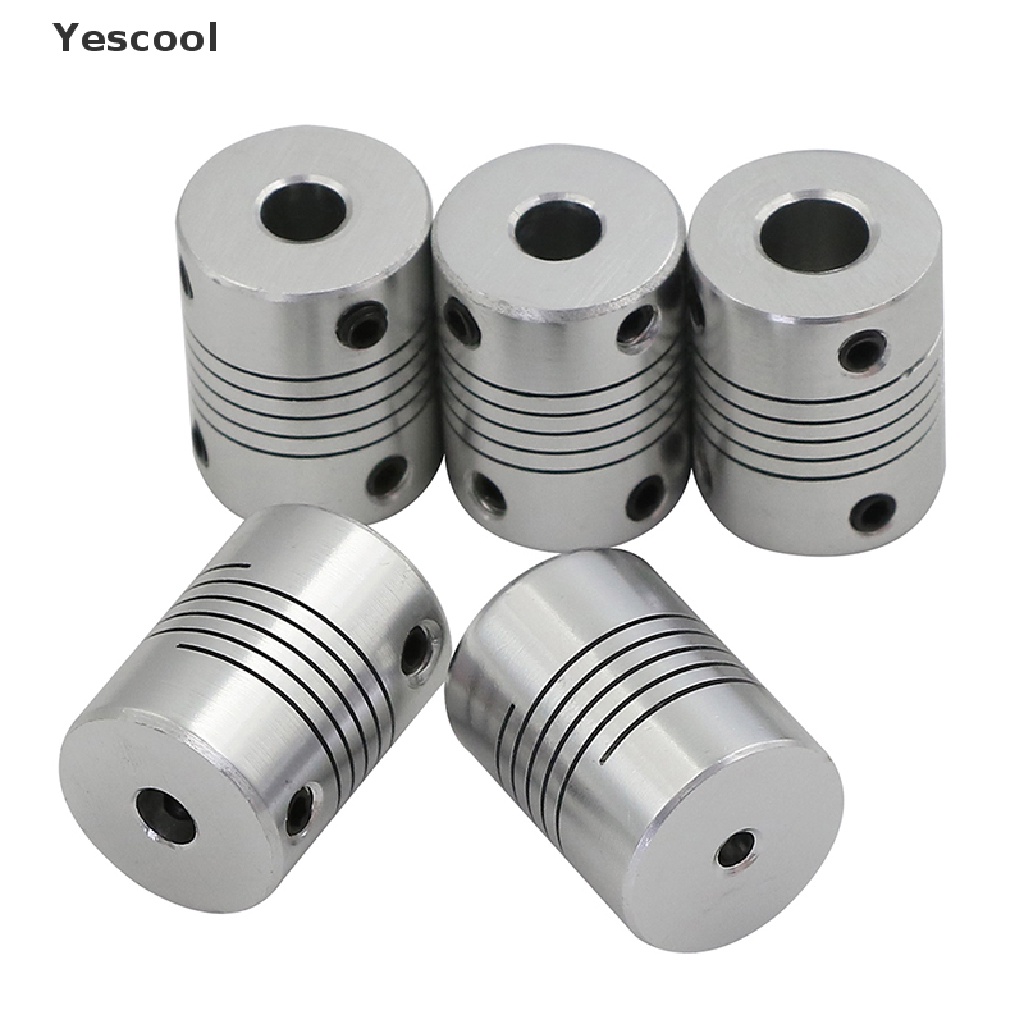 Yescool 1Pc Konektor coupler shaft flexible Untuk motor CNC