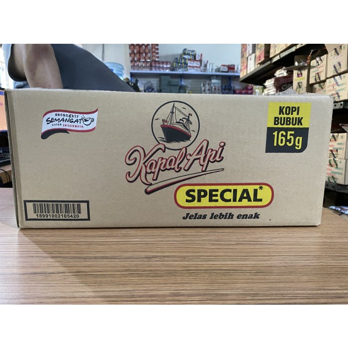 

201ggffg Kopi Bubuk Kapal Api Spesial 165G Ds20X11